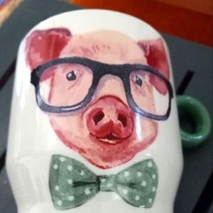 Mr. PIg by Arlington.  10 ounce Coffee Cup.